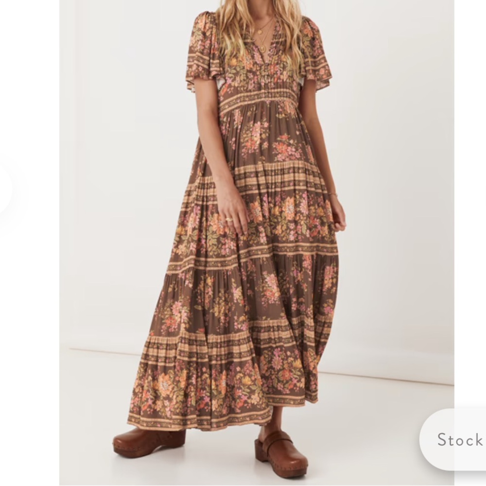 🤎The Meadowland Flutter Sleeve Dress🤎